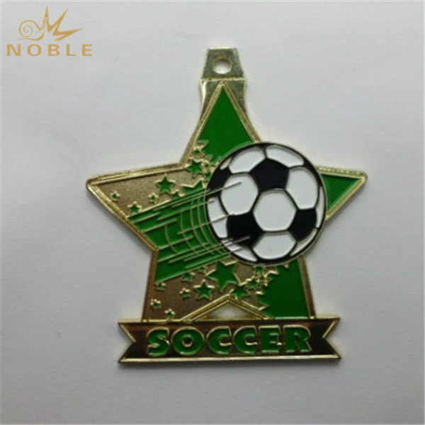 Customized Gold Metal Soccer Medal 