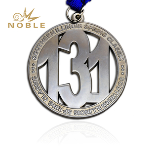 Custom Die Cast Metal Medal with Cut Out Design 