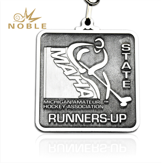 Custom Unique Design Silver Medal