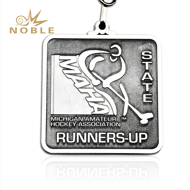 Custom Unique Design Silver Medal