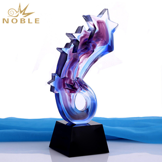 Beautiful Art Glass Star Award
