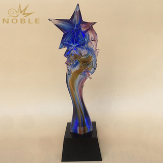 Colored Art Glass Star Award