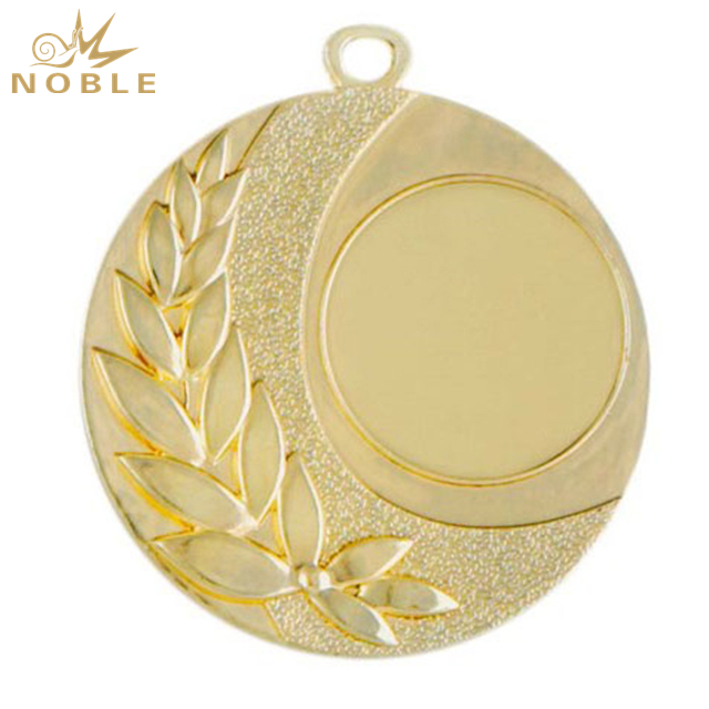 Gold Blank Insert Logo Medal