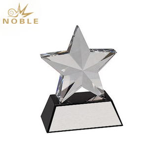 Crystal Star Award with Black Base