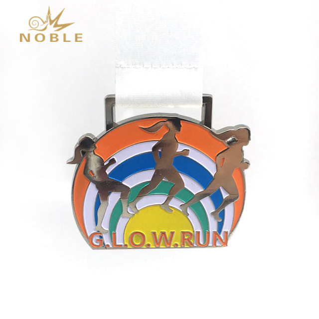 Glow Running Sports Design Medal