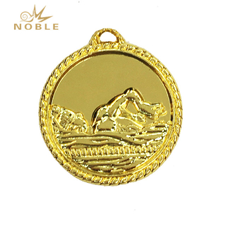 Swimming Gold Sports Design Medal