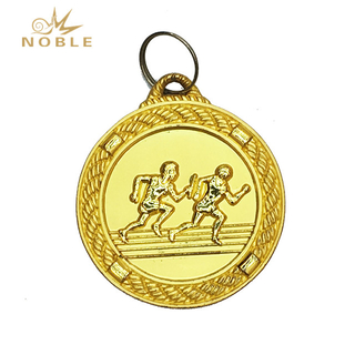 Gold Running Sports Design Medal