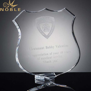 Unique Blank Crystal Shield Award
