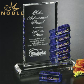 Custom Made Renton Goal Crystal Award