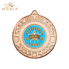 Bronze Attendance Medal with Wreath Pattern