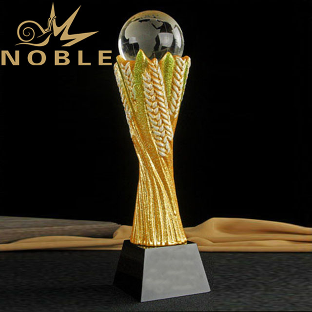 Custom Resin Globe Trophy