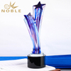 New Colorful Star Hand Blown Glass Trophy