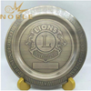 Large Size Metal Plate Plaque with Wood Base 