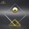 Custom Crystal Soccer Trophy