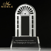 Georgetown Town Hall Custom Black Crystal Corporate Trophy