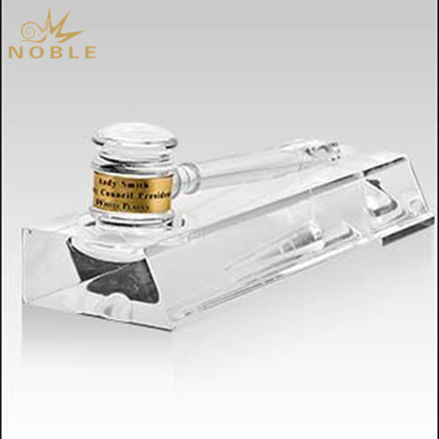 708---50 crystal gavels