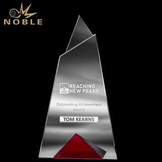 Red Skyward Crystal Award