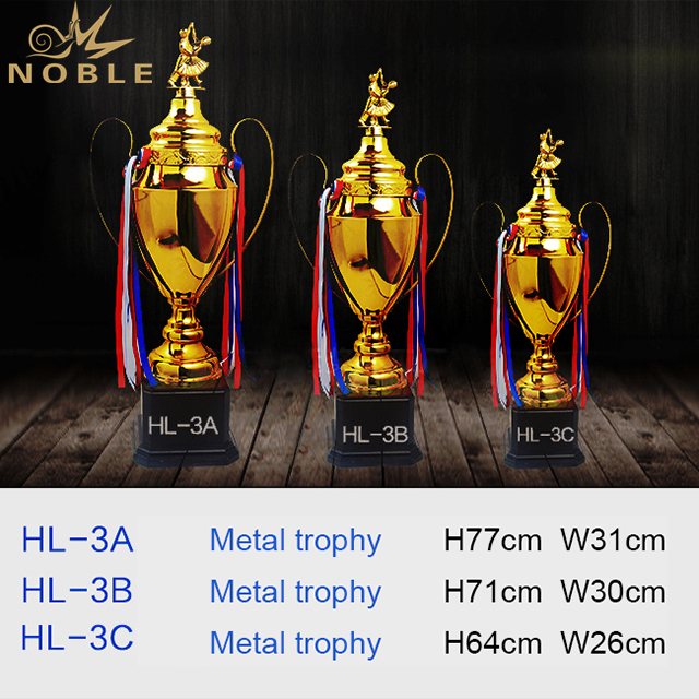 Large Dance Metal Trophy Cup