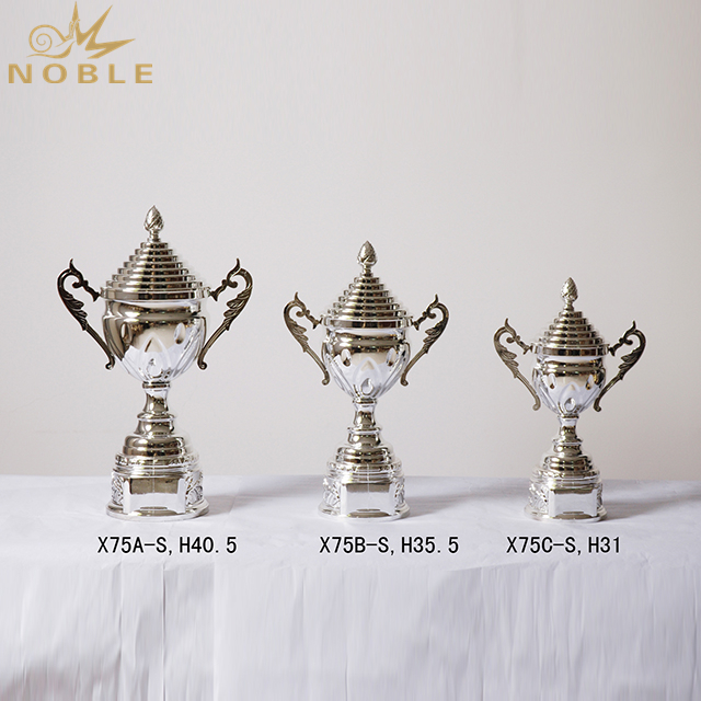Unique Design Silver Metal Trophy Cup