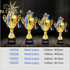 Shiny Gold Custom Metal Cup Trophy with Your Text Printing 