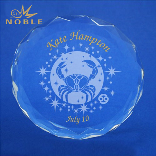 NB-CAW320---2A- CCV042 Zodiac Cancer Gem Cut Paperweight