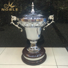 New Fashion Unique Sports Metal Trophy with Wooden Base