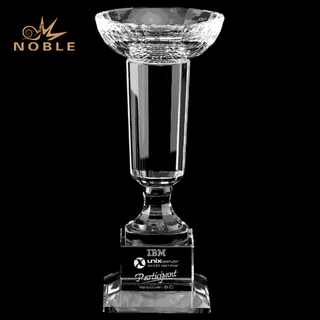 Unique Design Crystal Bowl Cup Trophy