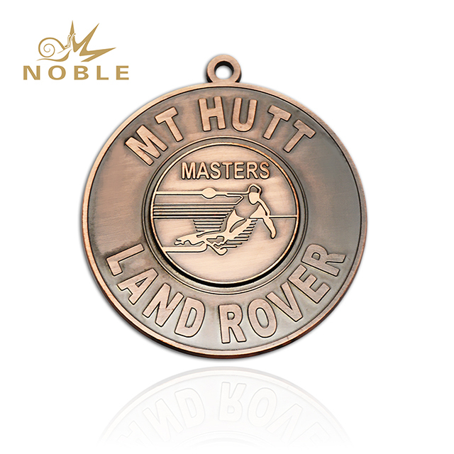 Die Cast Anitue Bronze Metal Medal