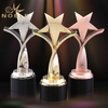 Gold Silver Copper Metal Star Shape Trophy Award