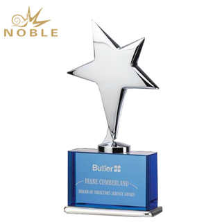 China Supplier Business Award Metal Star Trophy