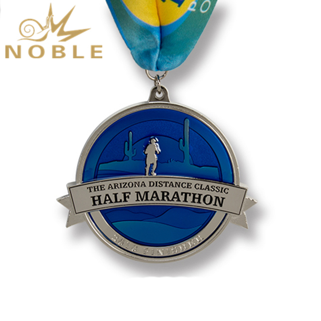 Half Marathon Metal Medal 
