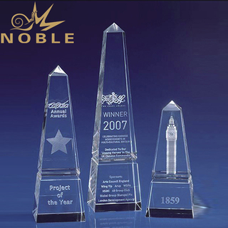 3d Laser Engraving Crystal Obelisk 