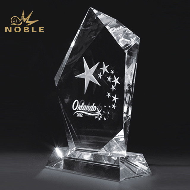 Custom Design Crystal Plaque Award