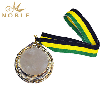 Metal Silver Blank Sports Souvenir Gifts Award Medal