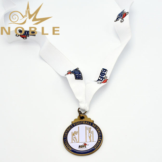 Color Filled Sports Metal Medal
