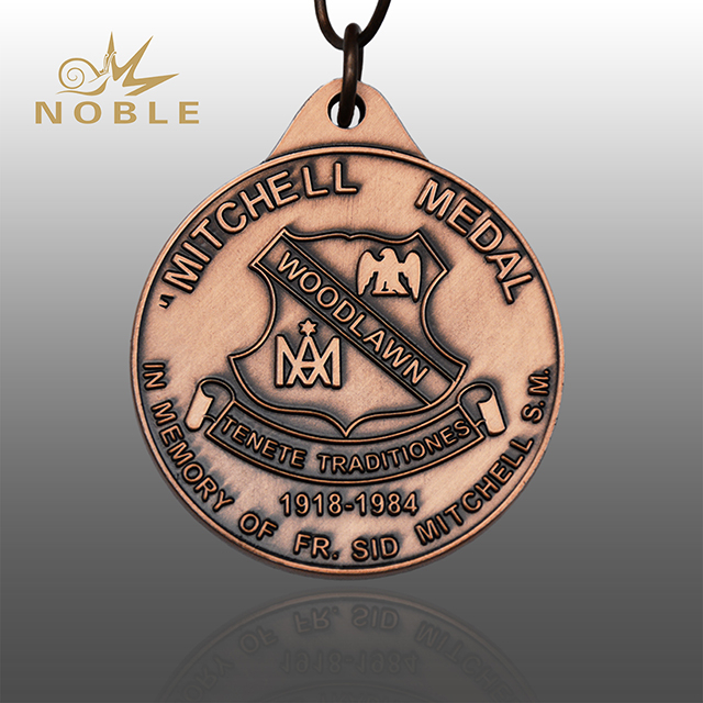 Antiue Bronze 3D Metal Medal