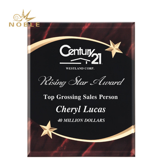 Acrylic Plaque Star Award