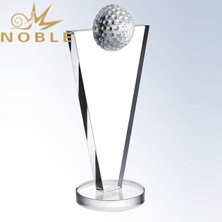  Crystal Golf trophy Crystal Plaque