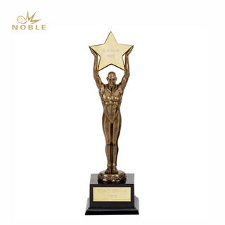 Metal Star Oscar Trophy