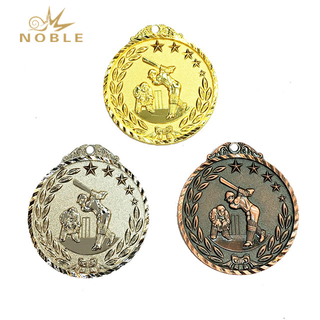 Cricket Sports Design Medal