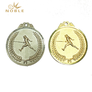 Fencing Sports Design Medal