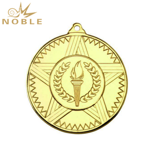 New Design Metal Gold Torch Medal