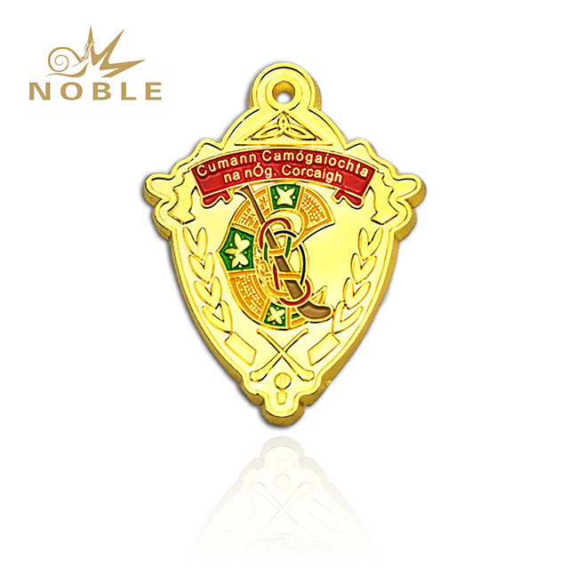 Gold Shield Metal Medal
