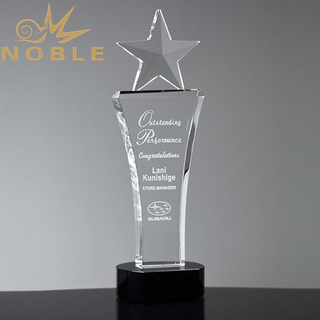 Beveled Crystal Star Tower 