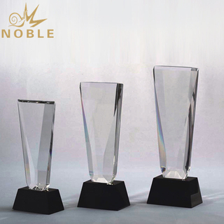 Noble Crystal Hand Award in Stock