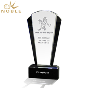 Custom Design Acrylic Trophy With Logo
