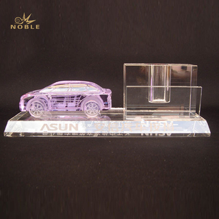 Custom Colored Crystal Trunk Model Pen Holder
