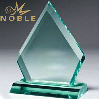 Multi Faceted Jade Green Acrylic Ruby Award 