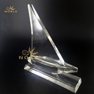 Blank Crystal Boat Model 