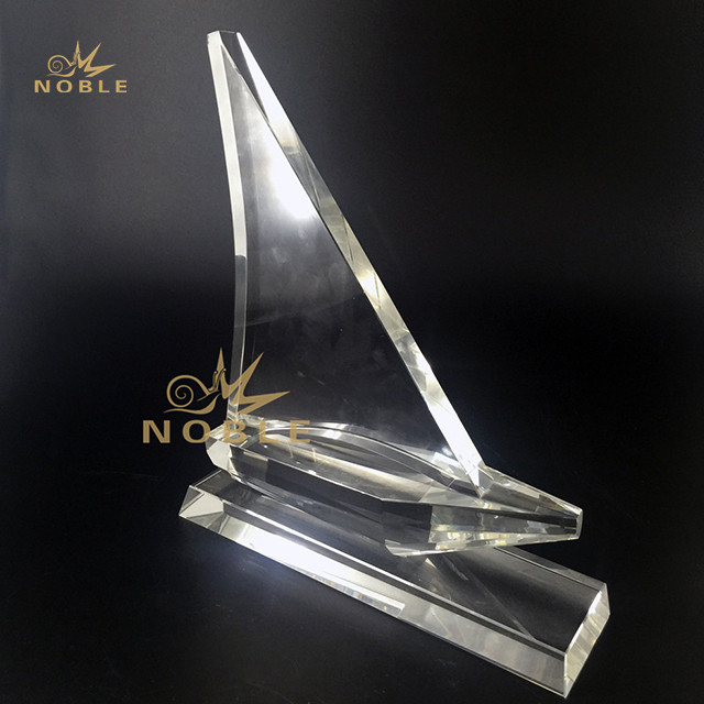 Blank Crystal Boat Model 